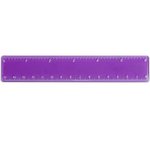 6" Plastic Ruler - Translucent Purple