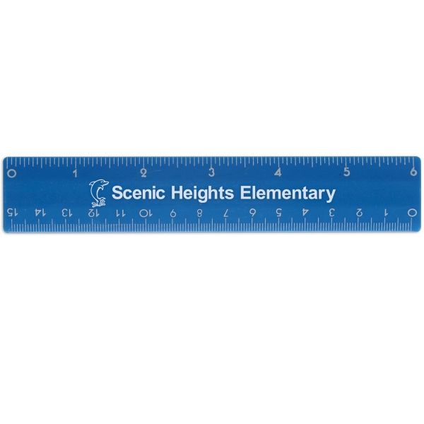 Main Product Image for Custom Printed 6" Plastic Ruler
