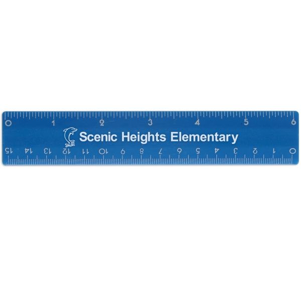 Main Product Image for Custom Printed 6" Plastic Ruler