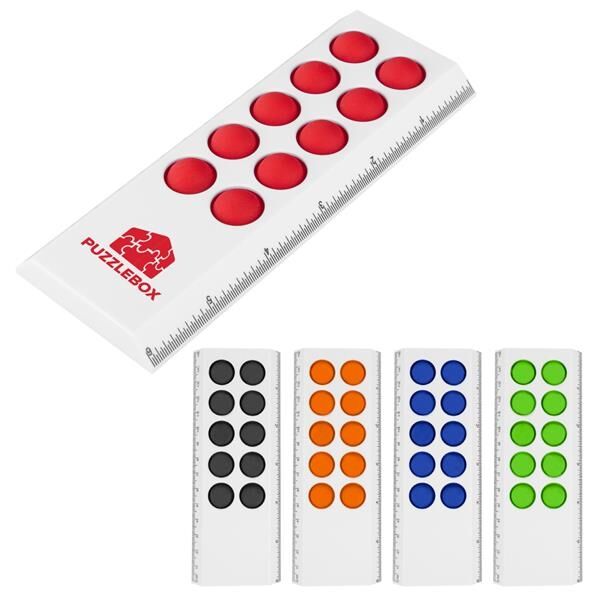 Main Product Image for 6" Push Pop Stress Reliever Ruler