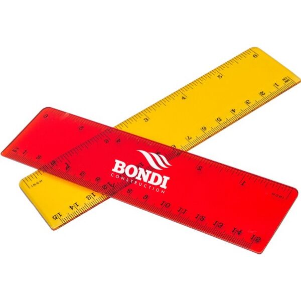 Main Product Image for Custom Printed Translucent Plastic Ruler 6"