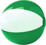 6" Two-Tone Beach Ball - Green-white