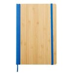 6" x 8" Bamboo Journal With RPET Back - Blue
