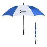 60" Arc Ultra Lightweight Umbrella - White With Blue