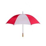 60" Jumbo Golf Umbrella - Red-white