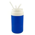 64 oz. Insulated Glacier Cooler Jug with Straw - Royal Blue
