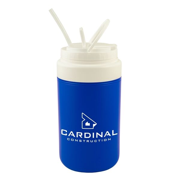 Main Product Image for 64 oz. Insulated Glacier Cooler Jug with Straw