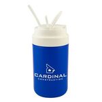 64 oz. Insulated Glacier Cooler Jug with Straw - Royal Blue