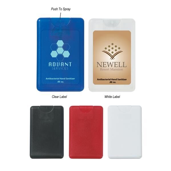 Main Product Image for 66 Oz. Card Shape Hand Sanitizer