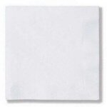 6.5"x6.5" White 3-Ply Luncheon Napkins - The 500 Line