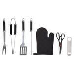 7-Piece Pit Master BBQ Set In Carrying Case - Black