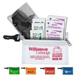 Buy 7 Piece Wellness Kit In Translucent Zipper Storage Pouch