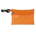 7 Piece Wellness Kit in Translucent Zipper Storage Pouch -  