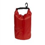 7" W x 11" H "The Navagio" 2.5 Liter Water Resistant Dry Bag - Red