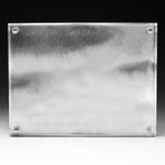 7 x 9 x 1 - Alumo-Tech II Plaque - Silkscreen - Clear