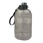 75 oz Water Jug -  Clear/ Black/ Black