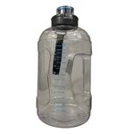 75 oz Water Jug -  Clear/ Black/ Black