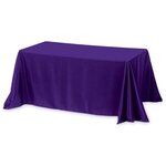 8 ft 4-Sided Throw Style Table Covers - Full Color - Purple Grape 268c