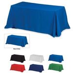 8 ft 4-Sided Throw Style Table Covers - Spot Color -  