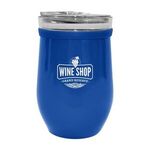 8 Oz. Glass And Stainless Steel Wine Tumbler -  