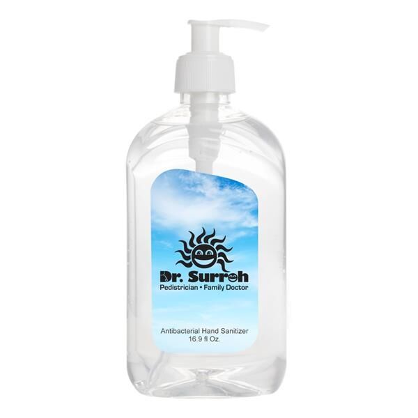 Main Product Image for Printed 8 Oz Hand Sanitizer Pump Bottle