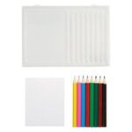 8-PIECE COLORED PENCIL ART SET IN CASE