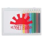 8-PIECE COLORED PENCIL ART SET IN CASE