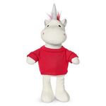 8.5" Plush Unicorn with T-Shirt - Red