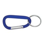 8MM Carabiner with Split Ring - Blue