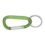 8MM Carabiner with Split Ring - Green