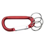 8MM CARABINER WITH TRIPLE SPLIT RING