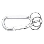 8MM CARABINER WITH TRIPLE SPLIT RING