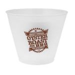 9 oz. Frost-Flex Reusable, Unbreakable Plastic Stadium Cup - Frosted
