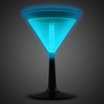 9 oz. Light Up Glow Martini Glass - Blue
