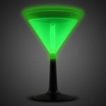 9 oz. Light Up Glow Martini Glass - Green