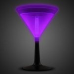 9 oz. Light Up Glow Martini Glass - Purple
