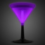 9 oz. Light Up Glow Martini Glass - Purple