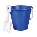 9" Pails with Shovel - Blue