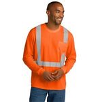 Buy Custom ANSI 107 Class 2 Mesh Long Sleeve Tee CornerStone