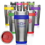 Buy Custom Printed Insulated Stainless Steel Travel Mug 16 Oz