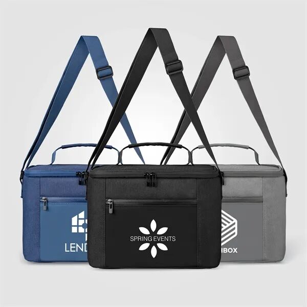 Main Product Image for Branded City Pack 600D RPET Zippered Cooler Bag -