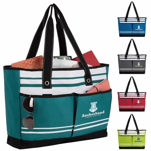 Main Product Image for TCustom Printed Two-Pocket Fashion Tote