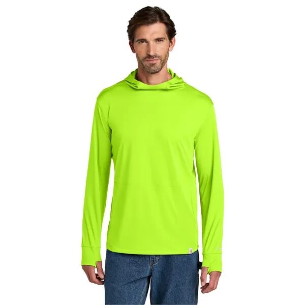 Main Product Image for Custom Long Sleeve Hooded T-Shirt Carhartt Force Sun Defender