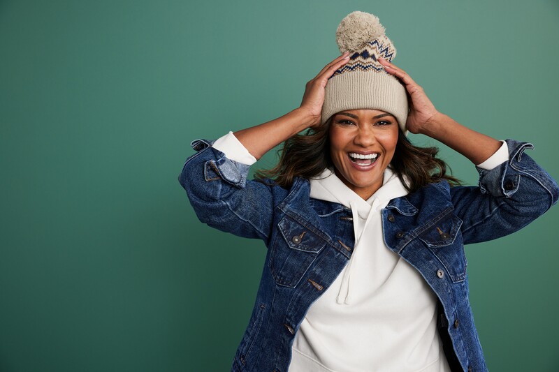 Main Product Image for Custom Printed Port Authority Alpine Pom Beanie