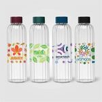 Buy Branded Linea Glass Ridged Color Pop Bottle - 21 oz.