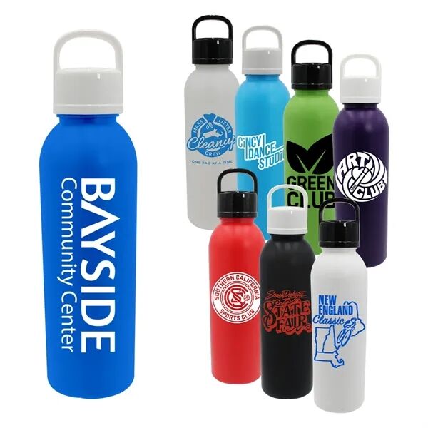 Main Product Image for Custom Printed Classic Revolve Bottle with Handle Lid 24 oz. 