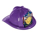 Buy Custom Imprinted Plastic Purple Fire Hat with Paper Shield