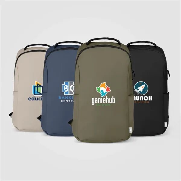 Main Product Image for Branded Malmo rPET Waterproof Zippered 15-Inch Laptop Backpack