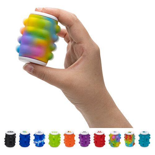 Main Product Image for Custom Printed Push Pop Spinning Top