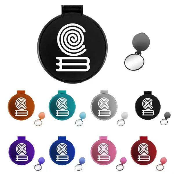 Main Product Image for Custom Logo Magic Round Folding Compact Mirror